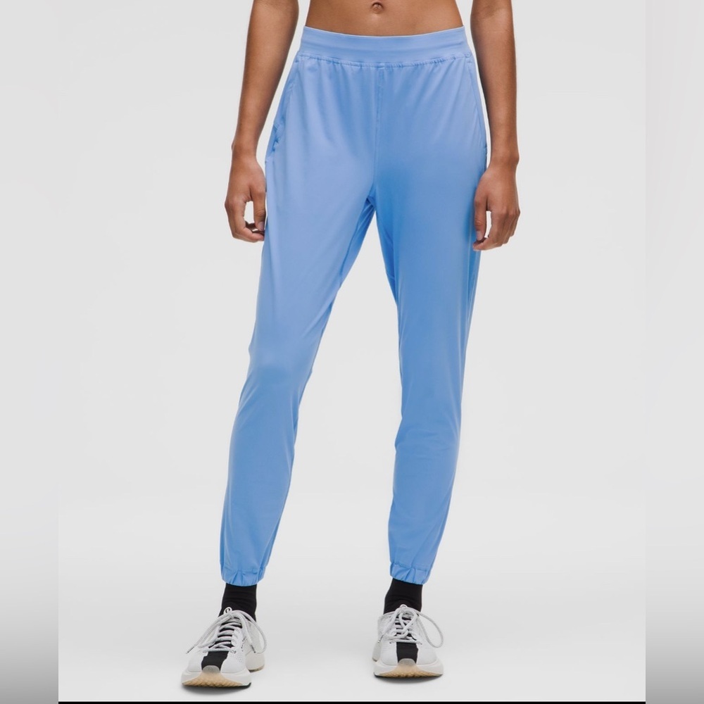 NWT Lululemon Athletica Pool Party Blue Adapted State HR Jogger Size 10